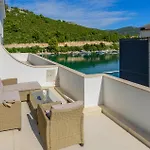 Beach Front Apartment In Klek With House Sea View * Klek